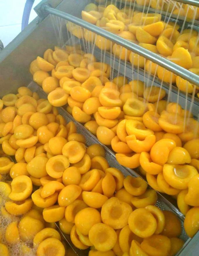 IQF Organik Sarı Şeftali Yarım Dilimleri Dondurulmuş Meyveler Tatlı Lezzet Toplu Paketlenmiş Korunmuş Su P&uuml;resi B&uuml;t&uuml;n K&uuml;pler K&uuml;p Doğranmış Yarım Dilim Mevcut 6