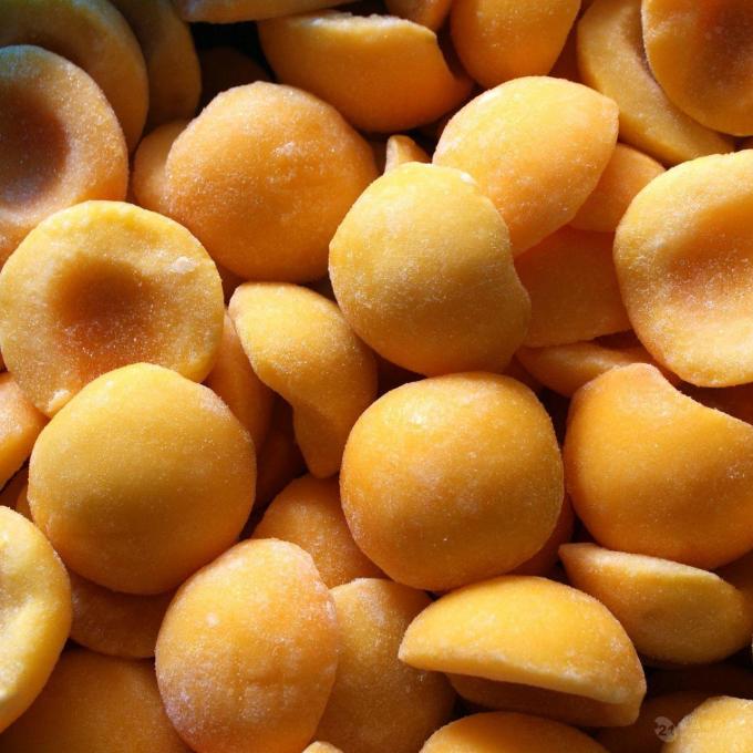 IQF Organik Sarı Şeftali Yarım Dilimleri Dondurulmuş Meyveler Tatlı Lezzet Toplu Paketlenmiş Korunmuş Su P&uuml;resi B&uuml;t&uuml;n K&uuml;pler K&uuml;p Doğranmış Yarım Dilim Mevcut 0