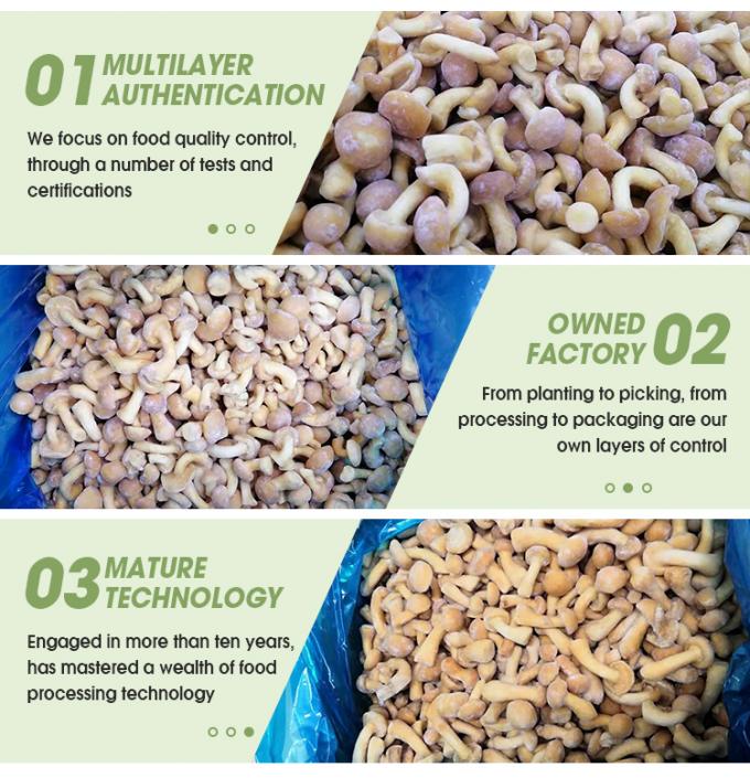 Vahşi Tarımlı Organik Mantar Sağlıklı Doğal Besleyici Taze T&uuml;m Dondurulmuş Mantar IQF Dondurulmuş Nameko 3