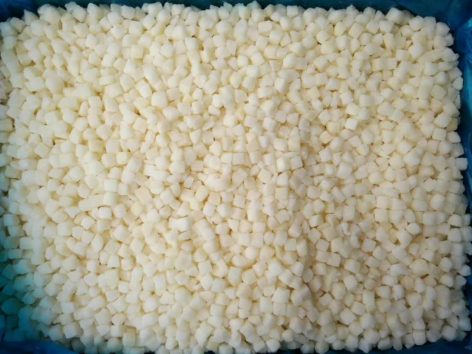 &Ccedil;in Yeni IQF Dondurulmuş K&uuml;p K&uuml;p Doğranmış Elma K&uuml;pleri Dilim 10mm 6mm Fuji elma Meyveleri Armut Kivi mango Ananas B&ouml;ğ&uuml;rtlen Siyah Frenk &Uuml;z&uuml;m&uuml; 1