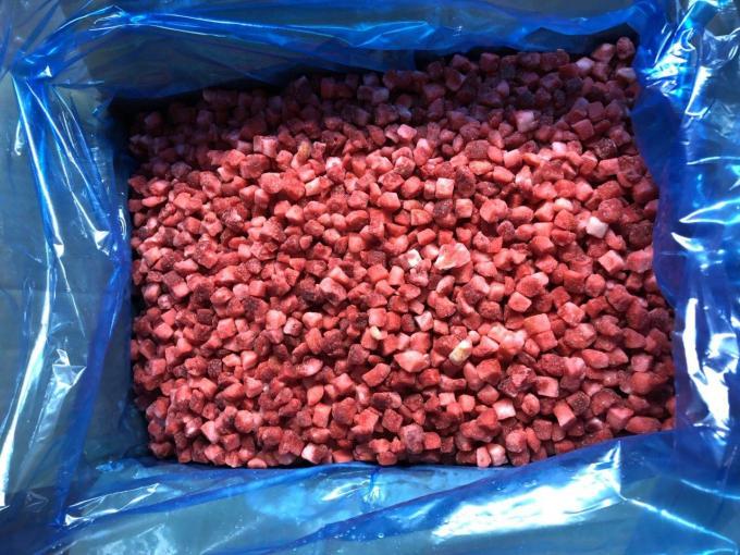 Yeni Mahsul İyi Kalite Iqf Dondurulmuş Küp Doğranmış Çilek Çin'den Dondurulmuş Çilek Küpleri 3