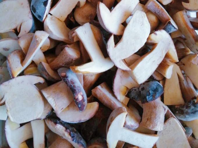 Dondurulmuş Mantarlar IQF BOLETUS EDULIS A Kalite 24 Ay Raf &Ouml;mr&uuml; ISO HACCP BRC KOSHER HELAL Sertifikalı 10 ton MOQ 1